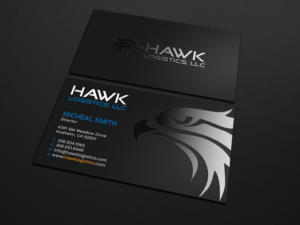 Business Card Design by Tripti Ranjan Gain for Hawk Logistics, LLC | Design: #19717191