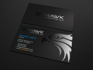 Business Card Design by Tripti Ranjan Gain for Hawk Logistics, LLC | Design: #19717192