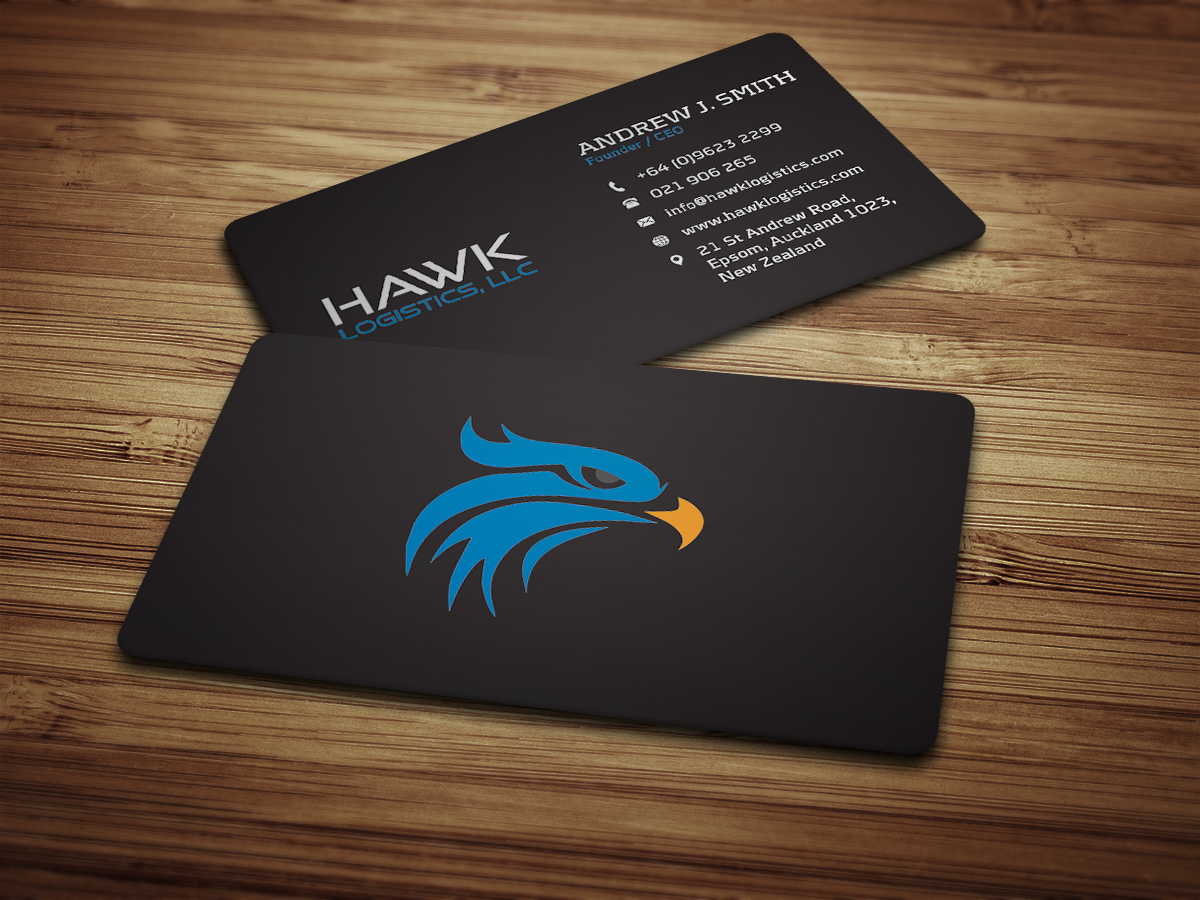Business Card Design by Moumita_ for Hawk Logistics, LLC | Design #19747957