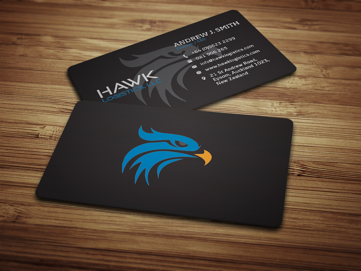 Business Card Design by Moumita_ for Hawk Logistics, LLC | Design #19747958