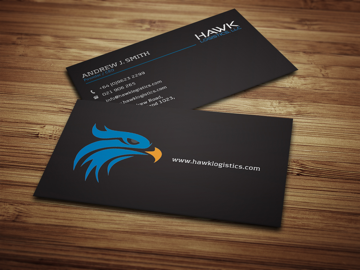 Visitenkarten-Design von Moumita_ für Hawk Logistics, LLC | Design #19747959
