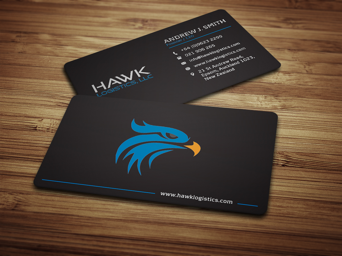 Visitenkarten-Design von Moumita_ für Hawk Logistics, LLC | Design #19747962