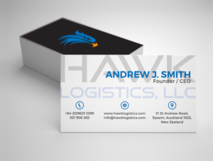 Business Card Design by Moumita_ for Hawk Logistics, LLC | Design: #19748398
