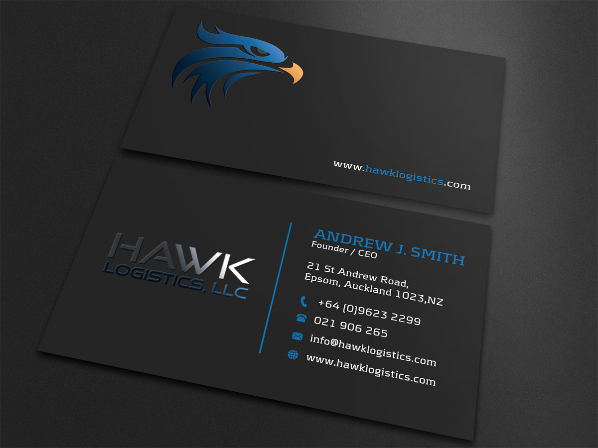 Visitenkarten-Design von Moumita_ für Hawk Logistics, LLC | Design #19753500