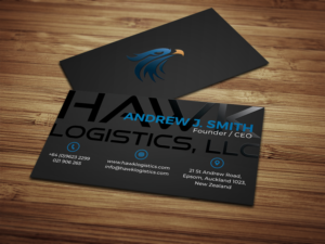 Business Card Design by Moumita_ for Hawk Logistics, LLC | Design: #19753997