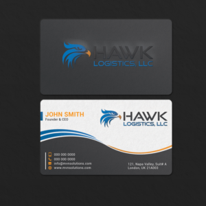 Design de Carte de Visite par Prabir Sikder pour Hawk Logistics, LLC | Design #19715737