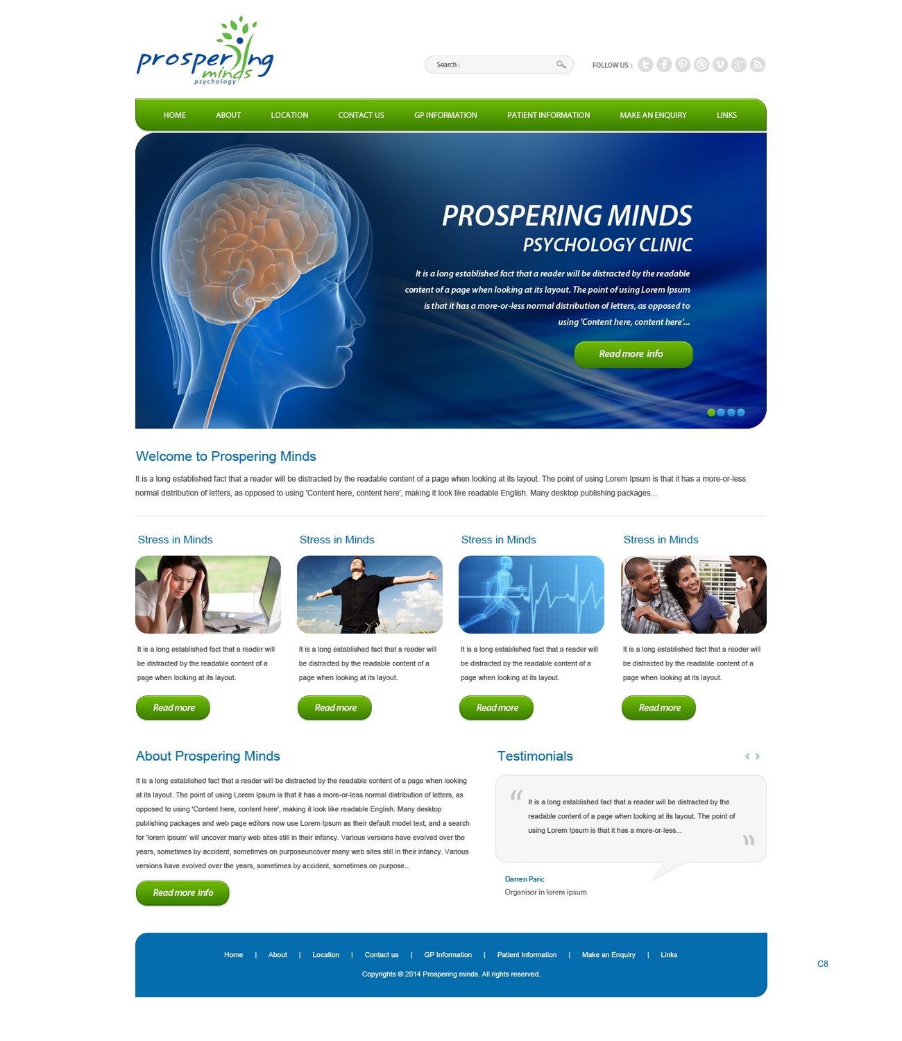 Wordpress Design by pb for this project | Design #2942984