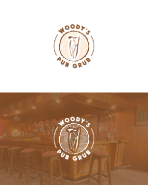 Woody's Pub Grub | Diseño de Logo por Roy