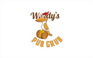 Woody's Pub Grub | Diseño de Logo por Soul Light