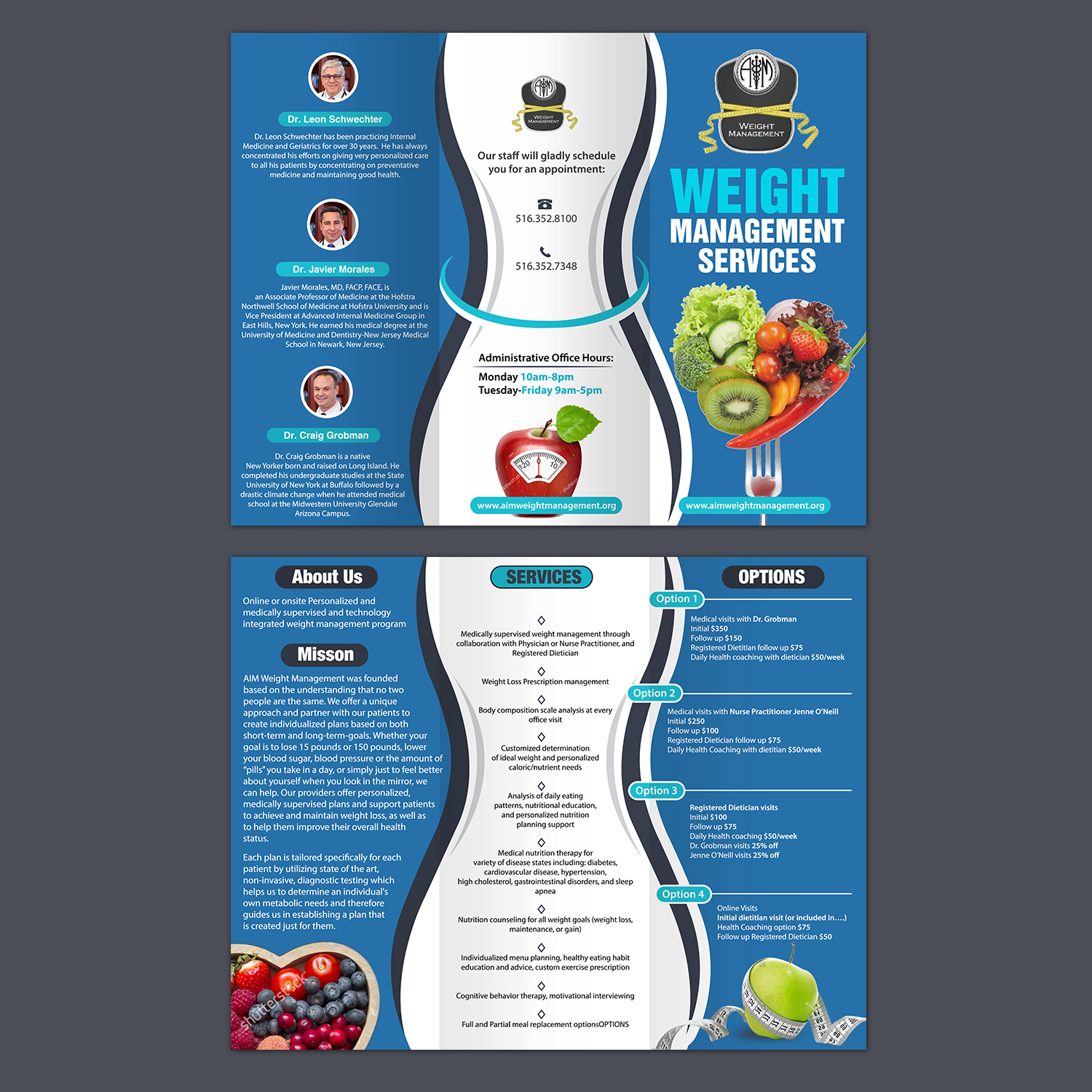 Flyer Design by aspiremedia for AIM Weightmanagement | Design #19470548