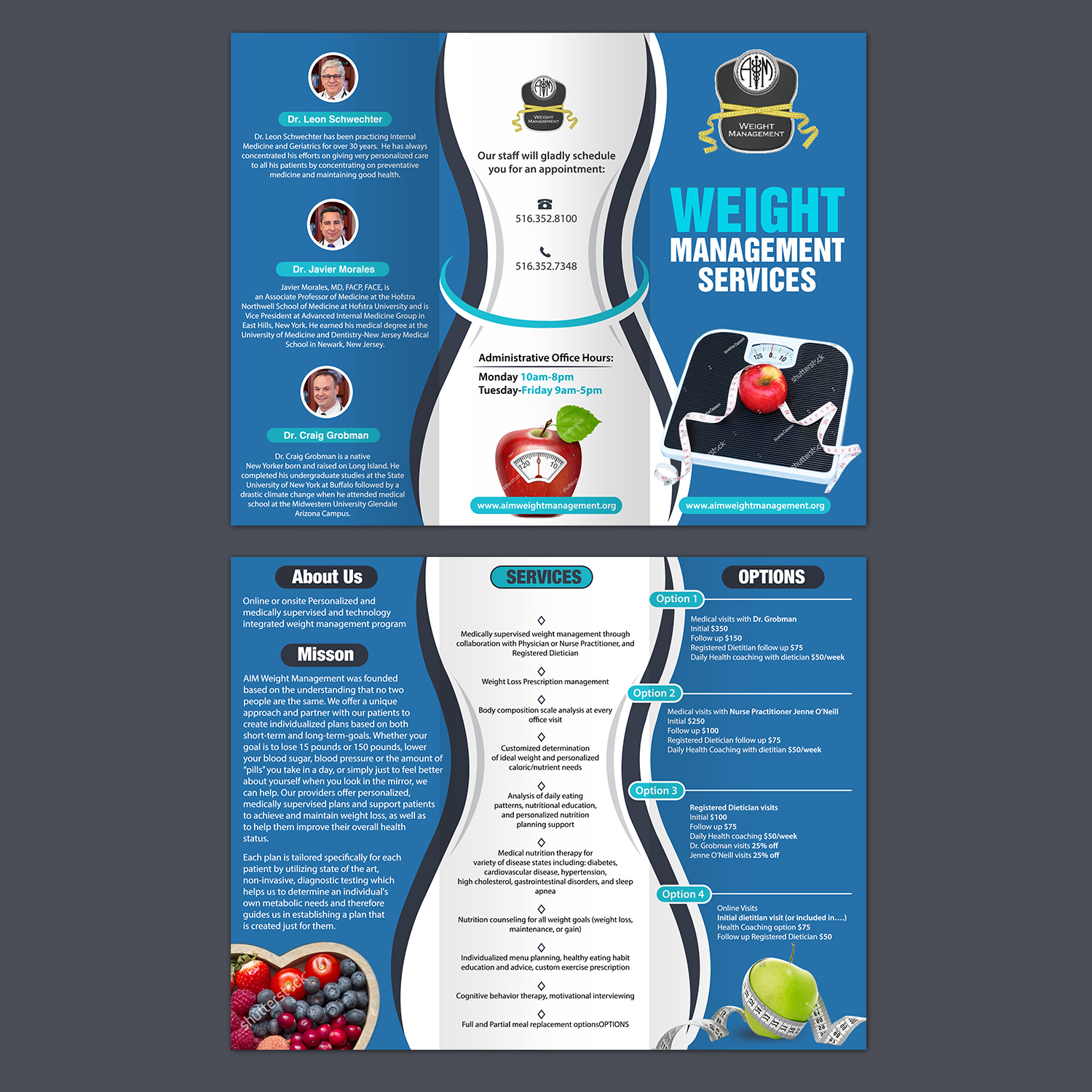 Flyer Design by aspiremedia for AIM Weightmanagement | Design #19470550