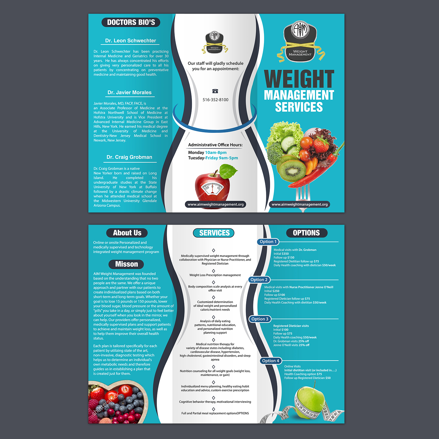 Flyer Design by aspiremedia for AIM Weightmanagement | Design #19475115