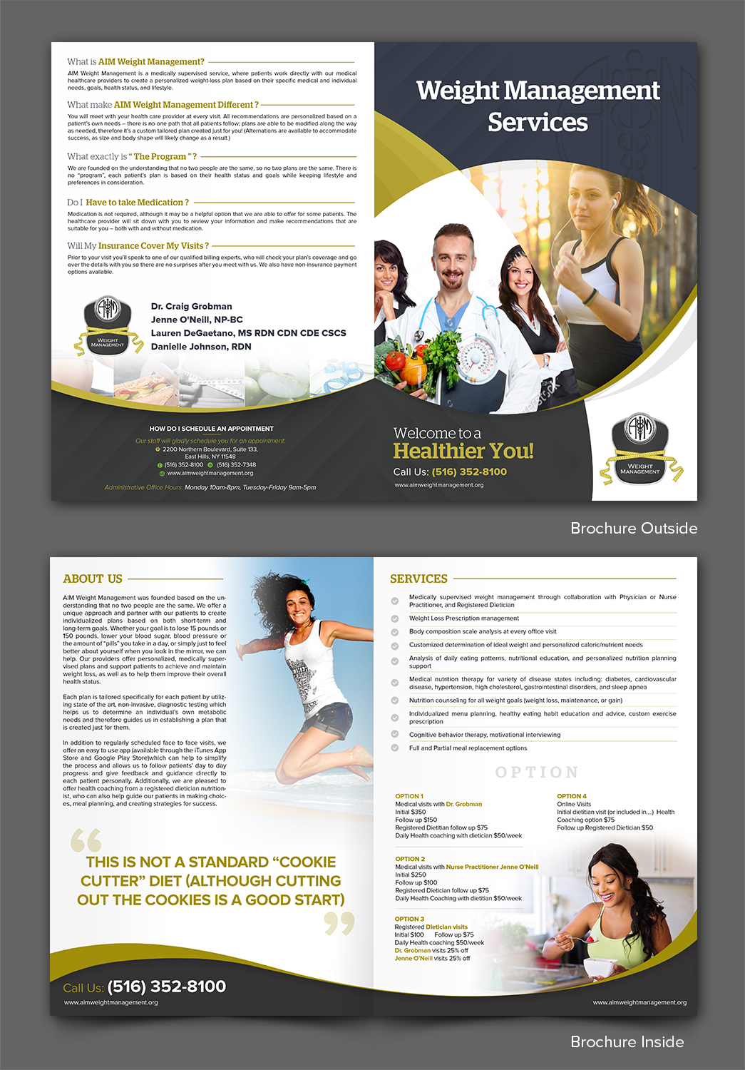 Flyer Design by SAI DESIGNS for AIM Weightmanagement | Design #19456608
