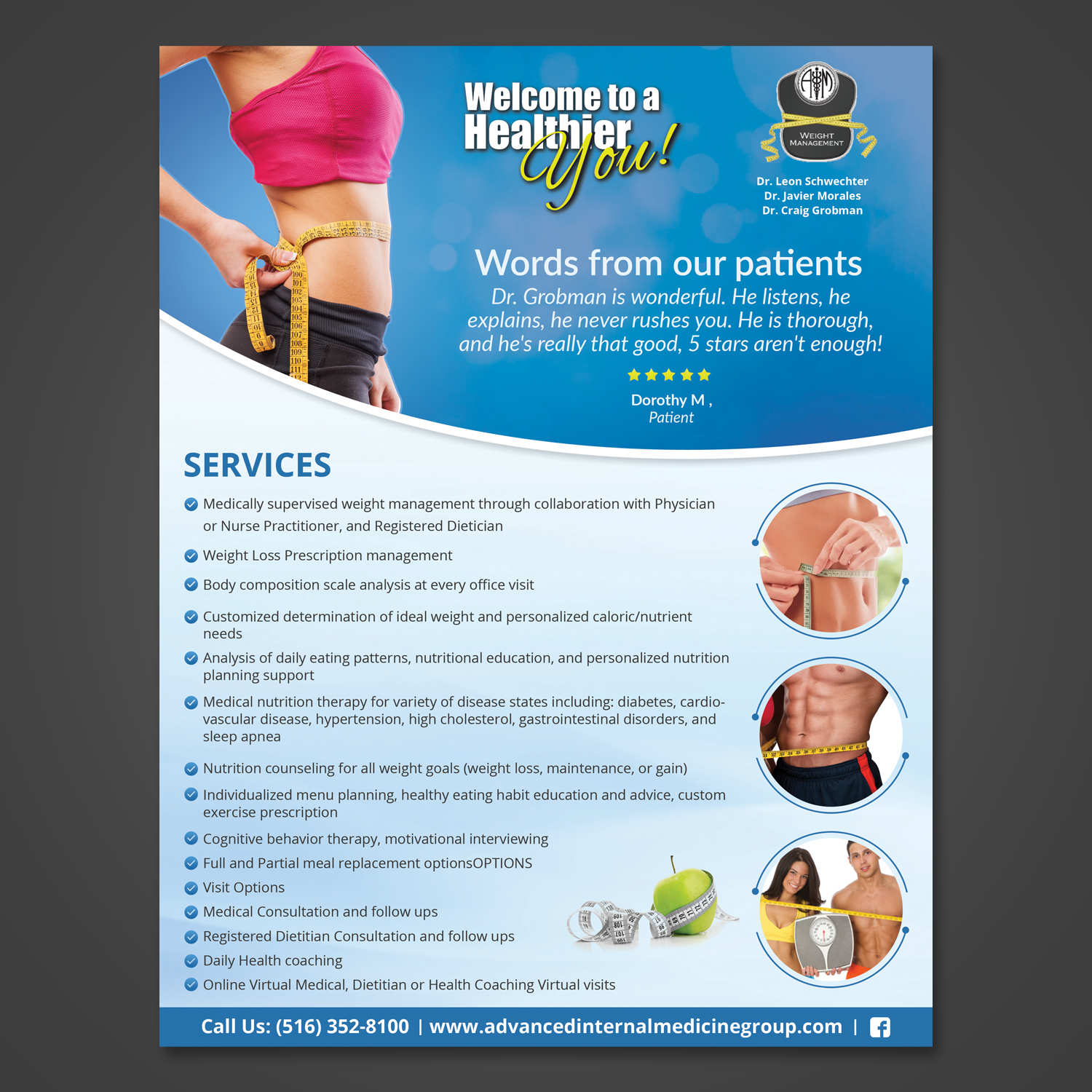 Design de Flyer par Pd Work pour AIM Weightmanagement | Design #19448919