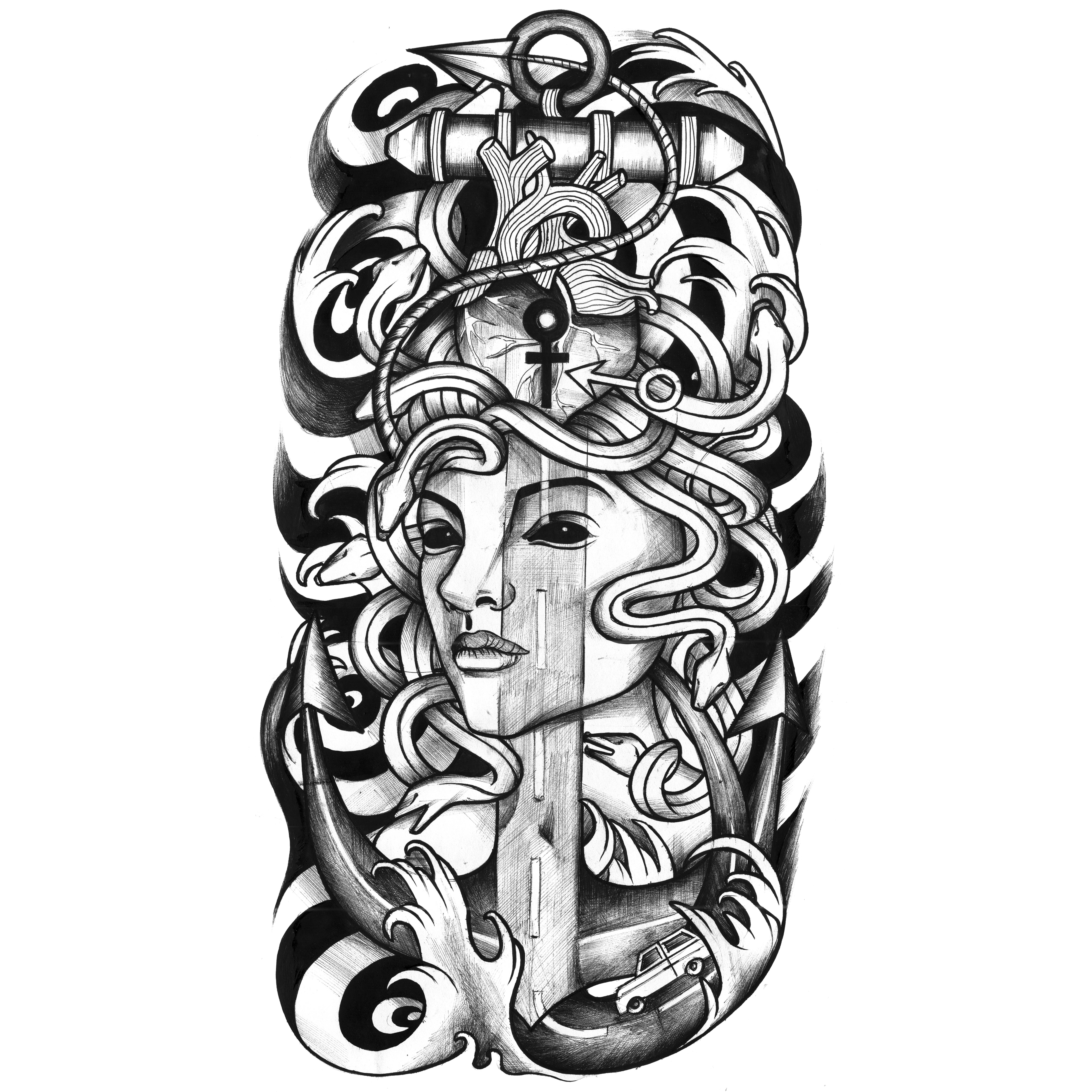 Tattoo Design by Merry Shuporna Biswas for NEEL, LLC | Design #23980543