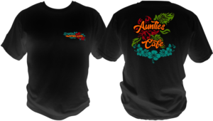 Aunties Aloha Cafe t-shirt design | Design de T-shirt par bacujkov