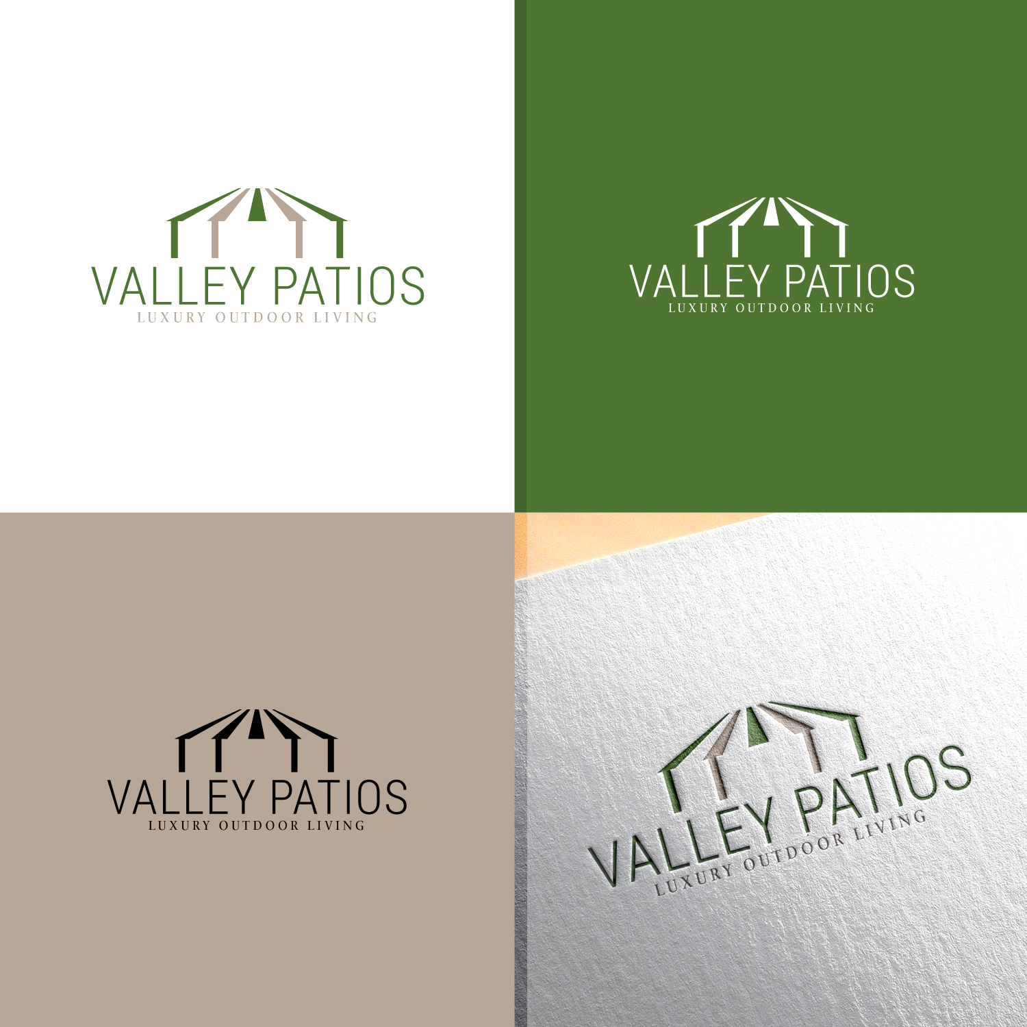 Logo Design by Maxo-Biz for Valley Patios | Design #19486387