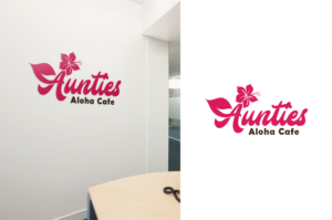 Aunties Aloha Cafe | Logo Design by Grafactory
