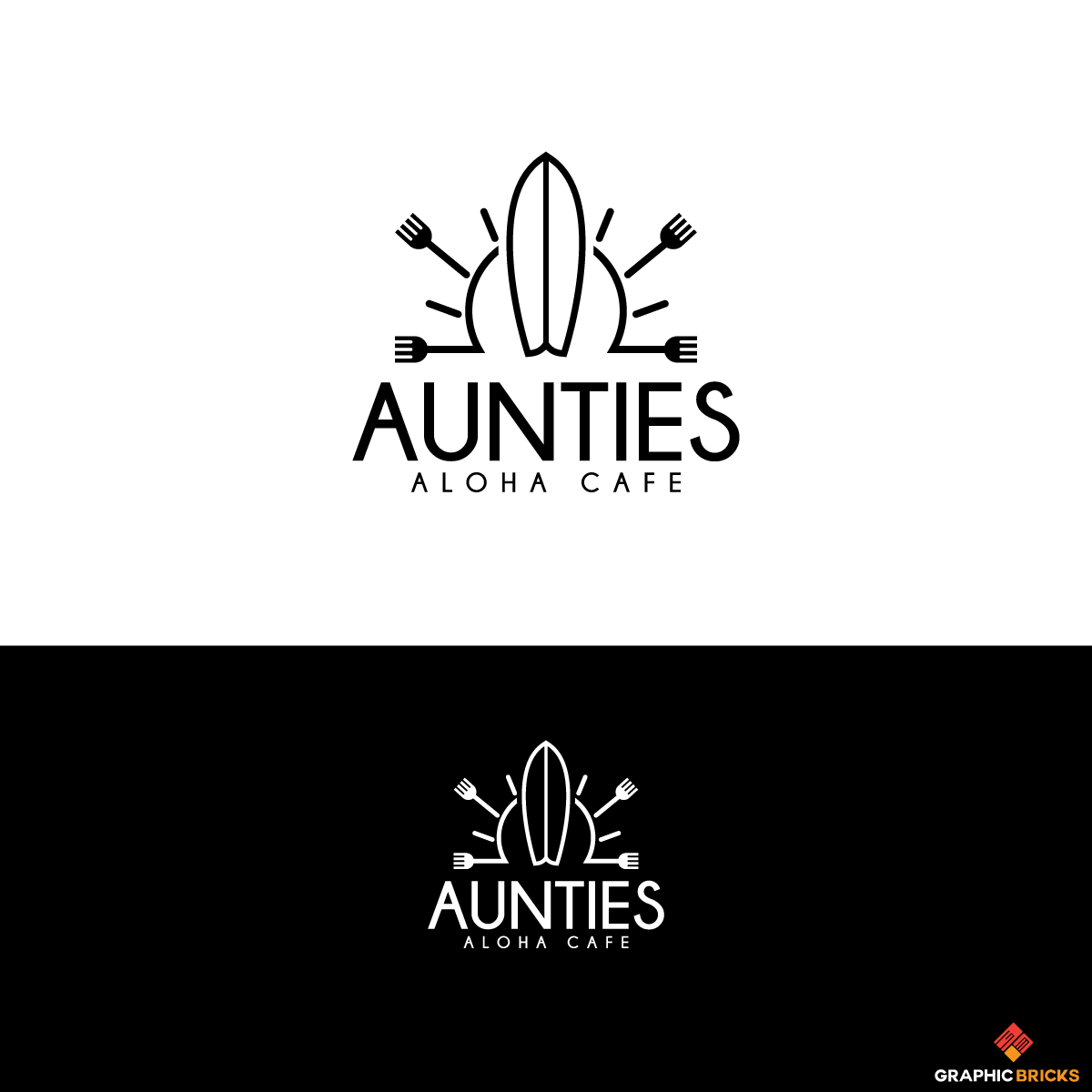 Logo Design by Graphic Bricks for TNT Aloha Cafe  | Design #19447872