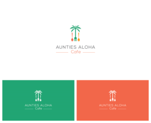 Aunties Aloha Cafe | Logo Design by Muhammad Imran 3