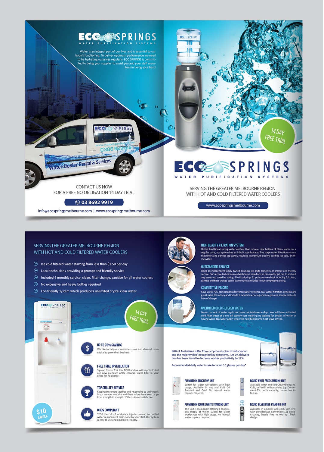 Flyer Design by alex989 for Eco Springs Melbourne | Design #19450875