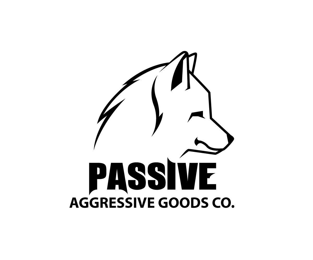 Logo Design by Jay Design for Passive Aggressive Goods Co. | Design: #19491445