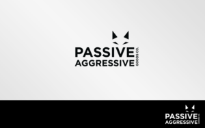 Logo Design by Grafactory for Passive Aggressive Goods Co. | Design: #19454477