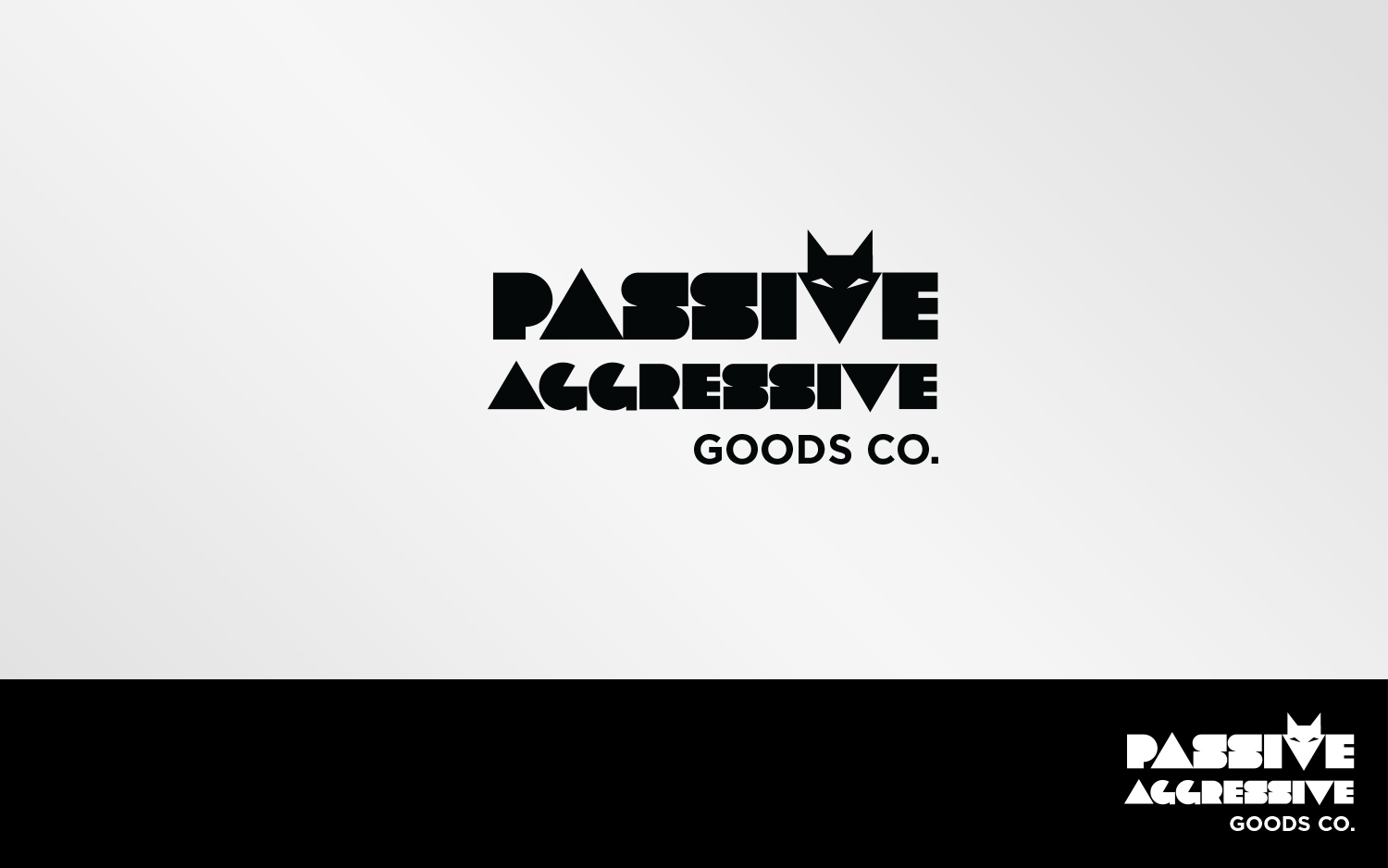 Logo Design by Grafactory for Passive Aggressive Goods Co. | Design #19459261