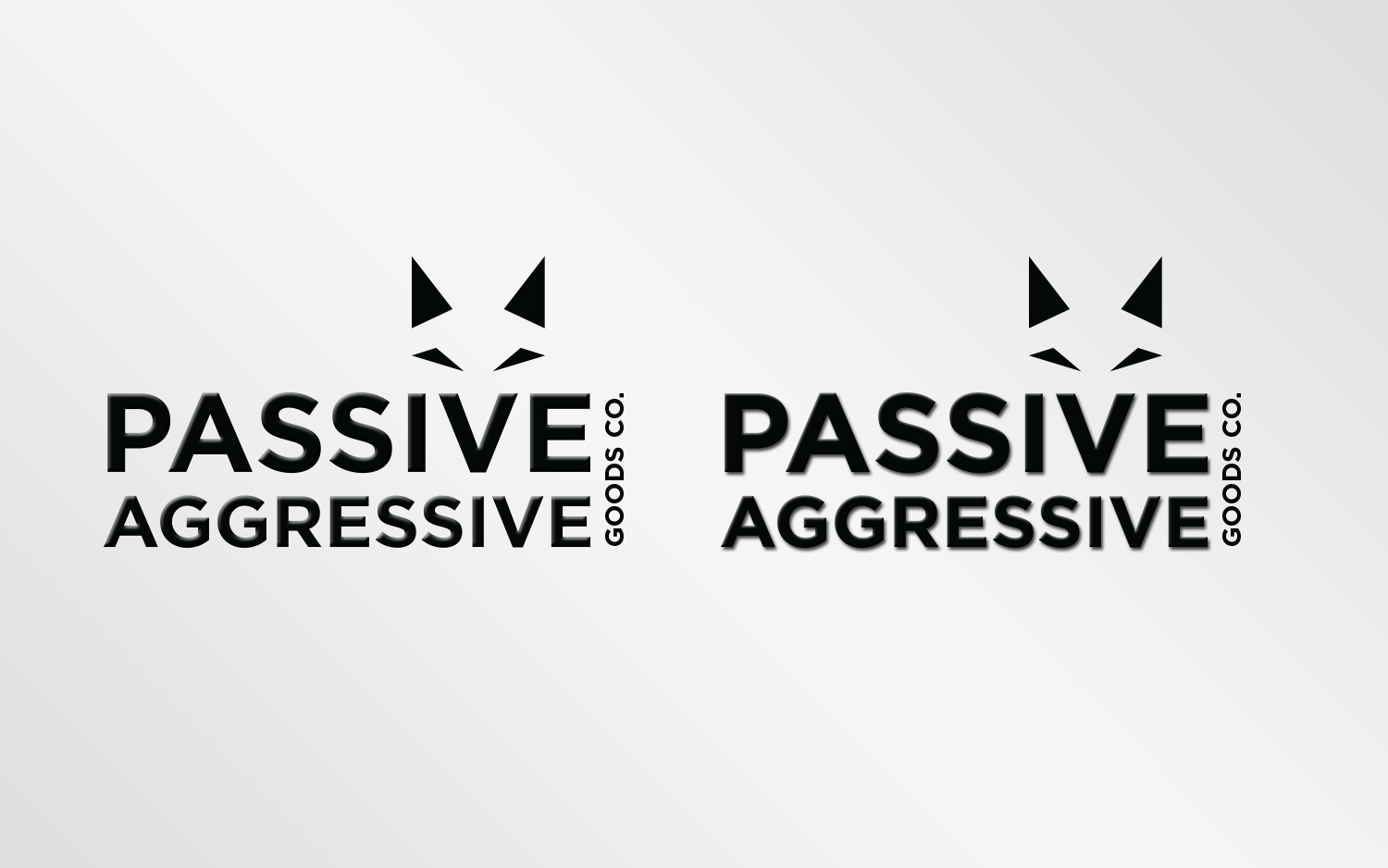 Logo Design by Grafactory for Passive Aggressive Goods Co. | Design #19488065