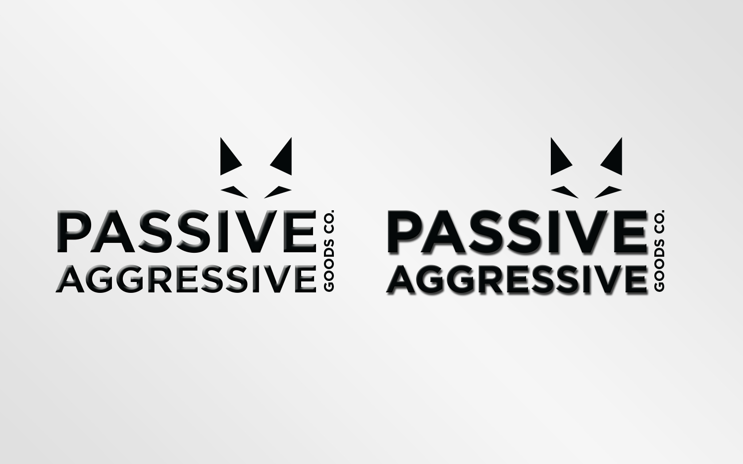 Logo Design by Grafactory for Passive Aggressive Goods Co. | Design #19504773
