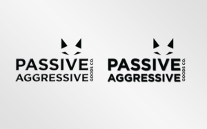 Logo Design by Grafactory for Passive Aggressive Goods Co. | Design: #19504773