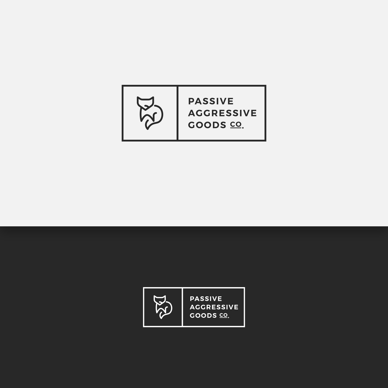 Logo Design by Decos Studio for Passive Aggressive Goods Co. | Design #19633593