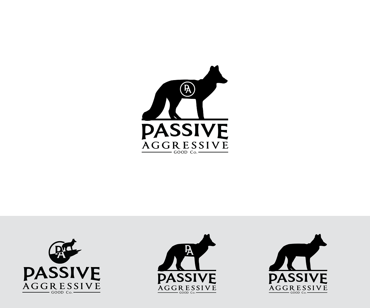 Logo Design by royanmj04 for Passive Aggressive Goods Co. | Design #19487103