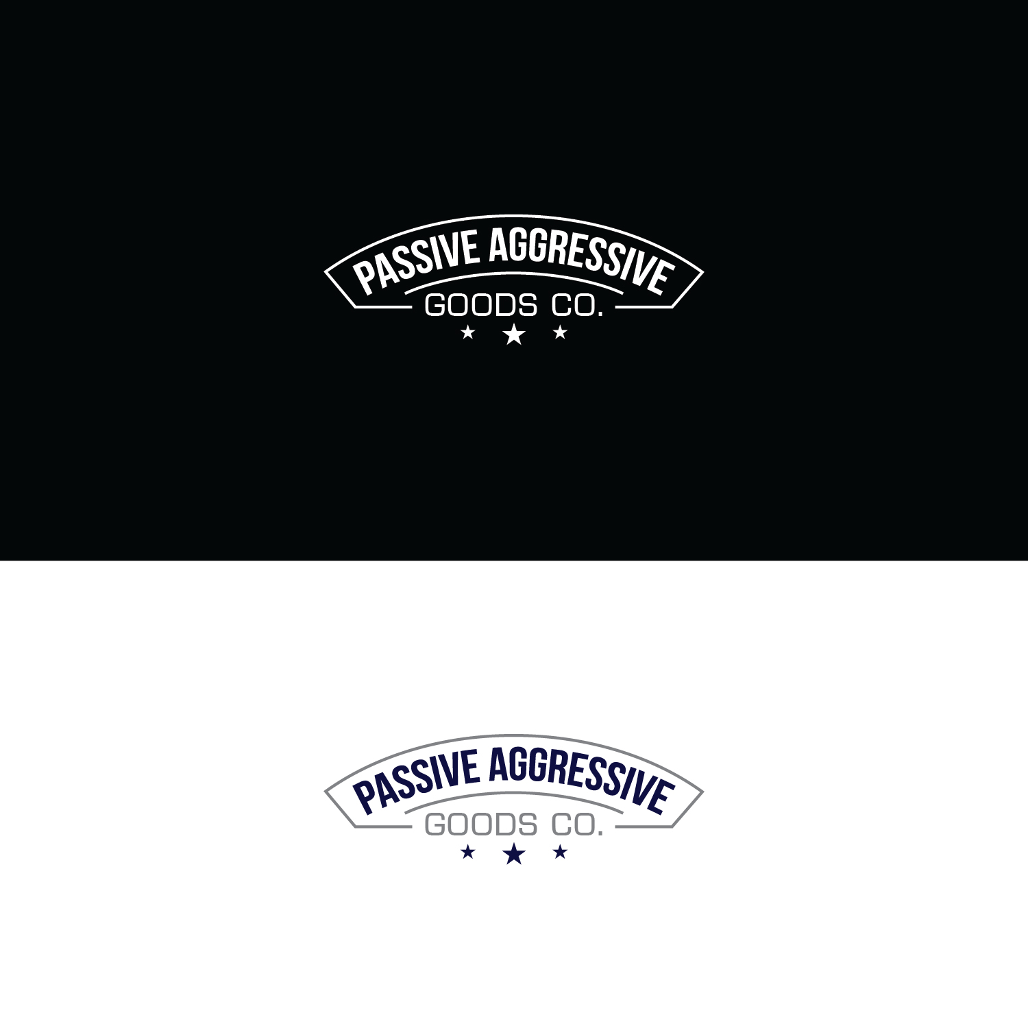 Logo Design by Maxo-Biz for Passive Aggressive Goods Co. | Design #19448789