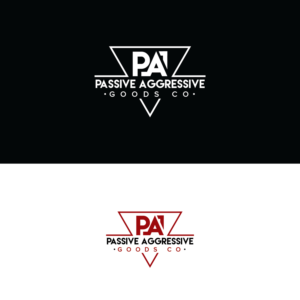 Logo Design by Maxo-Biz for Passive Aggressive Goods Co. | Design: #19448790