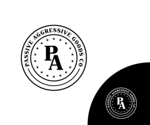 Logo Design by designmind78 for Passive Aggressive Goods Co. | Design: #19444753