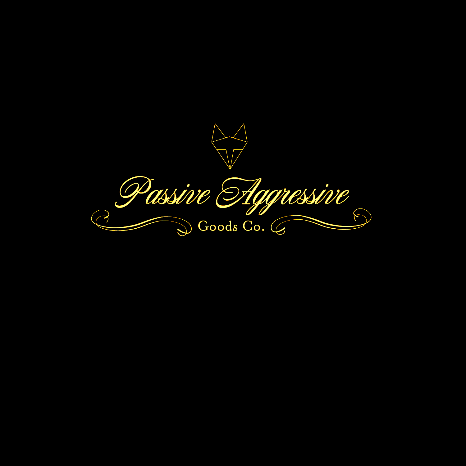 Logo Design by Taylor H. for Passive Aggressive Goods Co. | Design #19487504