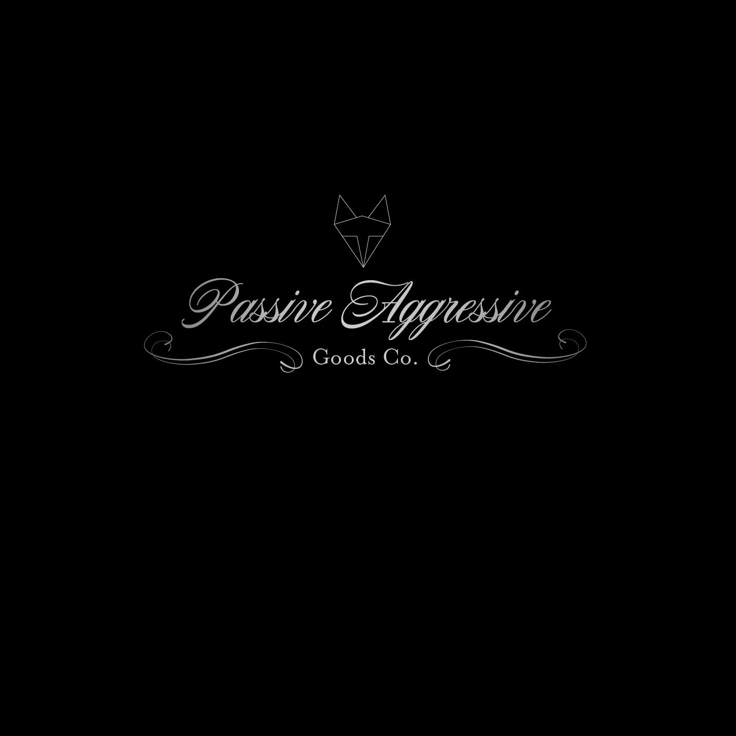 Logo Design by Taylor H. for Passive Aggressive Goods Co. | Design #19487505