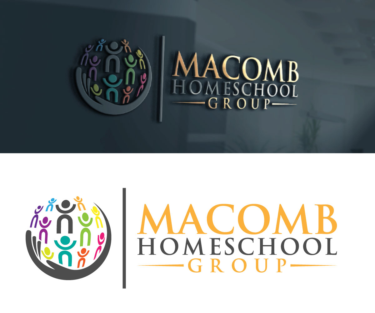 Elegant Playful Logo Design For Macomb Homeschool Group By Dfdsg Logo Design For Macomb Homeschool Group
