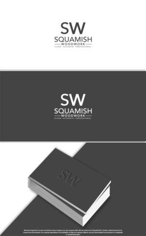 Squamish Woodwork.  Clean.  Accurate.  Professional. | Logo Design by GBDESIGN