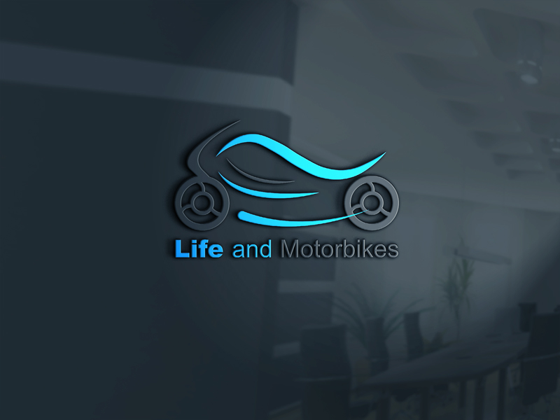 Logo Design by Rimjim$$ for Life and Motorbikes | Design #19456216