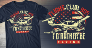 Flight Club 805 2019 Shirt High Quality Custom Garment Design | Design de T-shirt par db1404