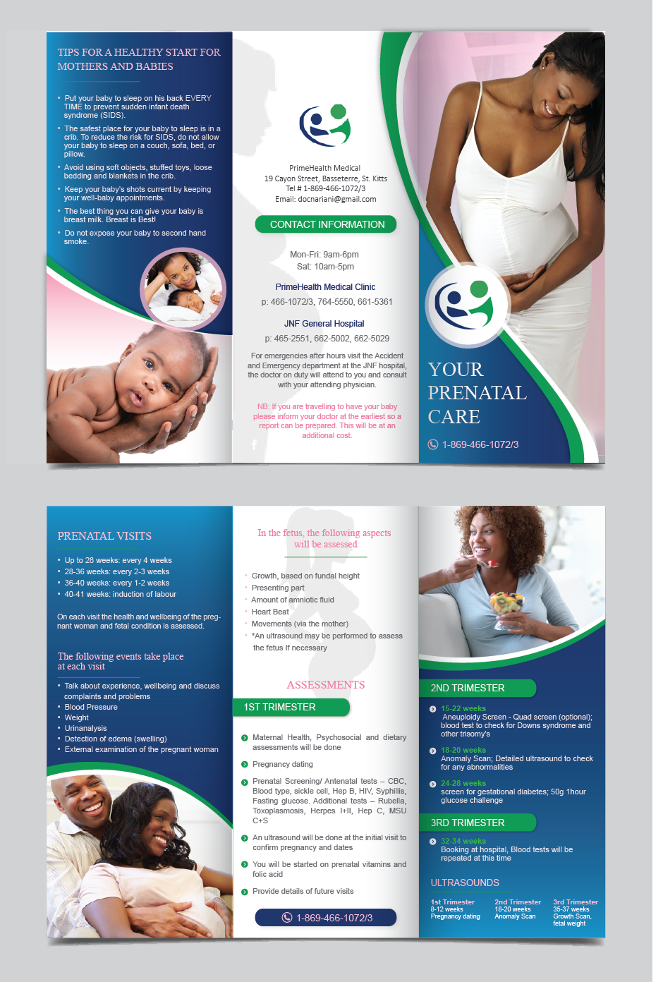 Design de Brochure par alex989 pour PrimeHealth Medical | Design #19464562