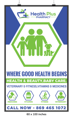 Pharmacy window design | Poster Design by SAI DESIGNS