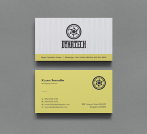 Visitenkarten-Design von Tilt für Dynatech Pumps | Design: #19460539
