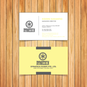 Visitenkarten-Design von SJL Designs für Dynatech Pumps | Design: #19466499