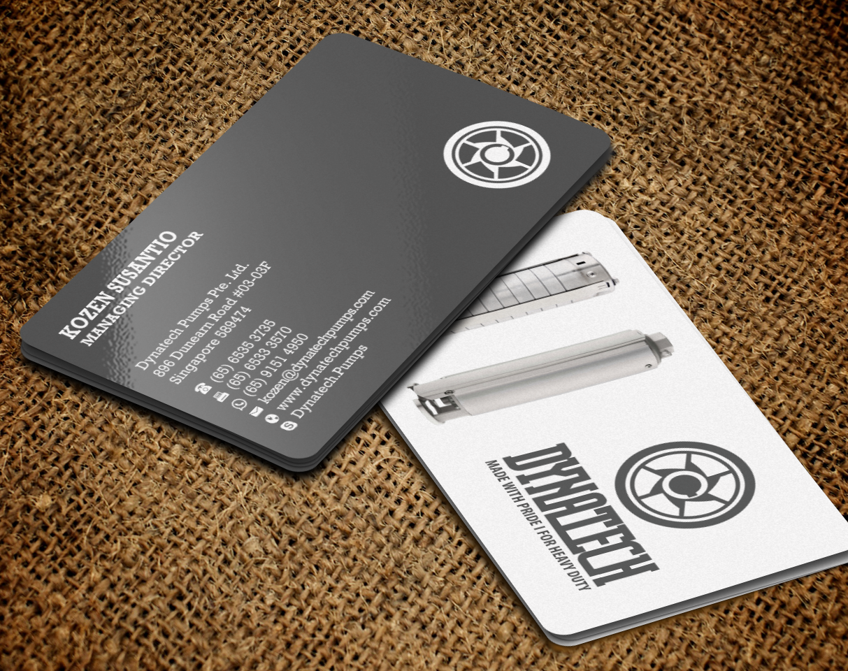 Visitenkarten-Design von Brand aid für Dynatech Pumps | Design #19456440