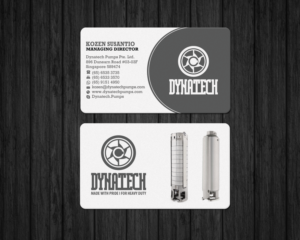 Visitenkarten-Design von Brand aid für Dynatech Pumps | Design: #19456441