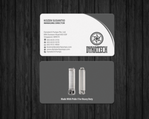Visitenkarten-Design von Brand aid für Dynatech Pumps | Design: #19456442