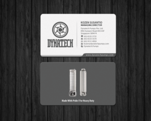 Visitenkarten-Design von Brand aid für Dynatech Pumps | Design: #19456443